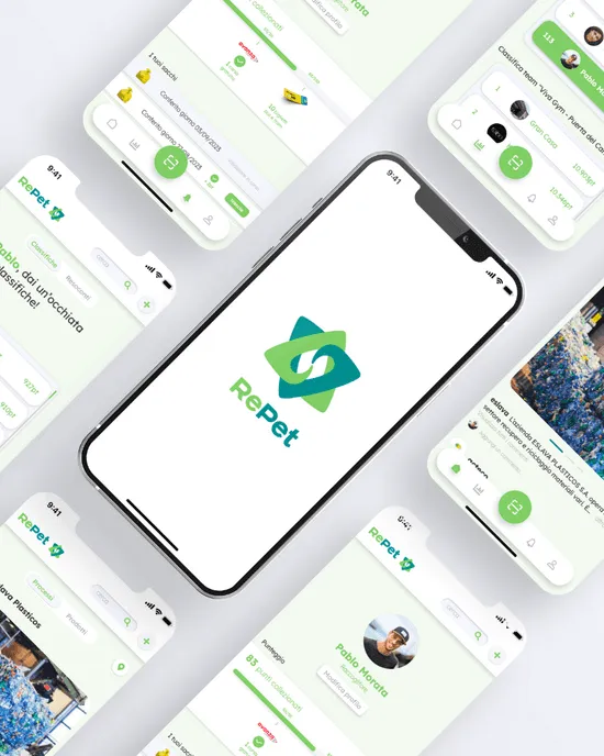RePet app screens