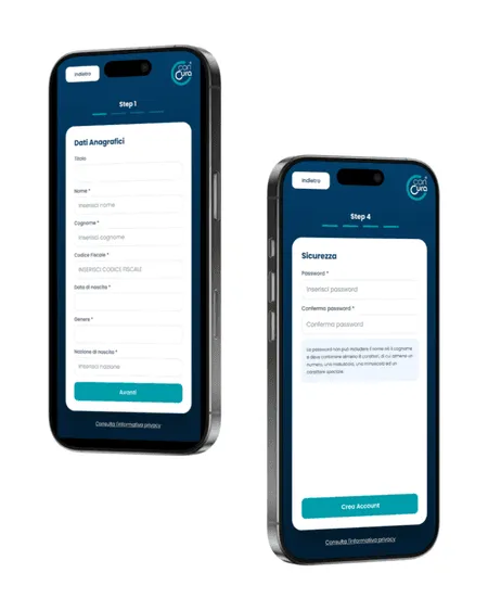 ConCura onboarding screens